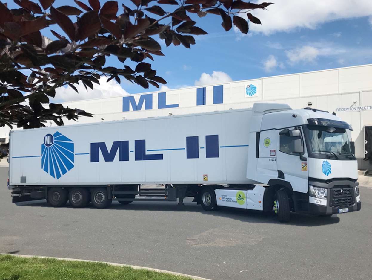Camion messageries laitières